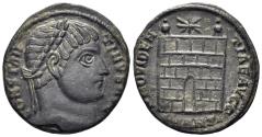 Ancient Coins - Constantine I 'the Great'. 307-337 AD. AE Follis (2.53g, 18mm). Antioch mint. Struck 326/7 AD. RIC 71