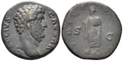 Ancient Coins - Aelius Caesar. 136-138 AD. AE As (10.80g, 24mm). Rome mint. Struck 137 AD. RIC 2689