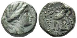 Ancient Coins - Seleukid Kingdom. Seleukos III Soter (Keraunos). 226-223 BC. AE 14mm (3.30g). Antioch mint. SC 922