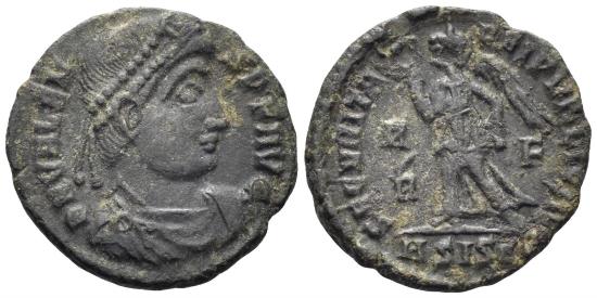 Valens. 364-378 AD. AE3 (2.33g, 18mm). Siscia mint. Struck
