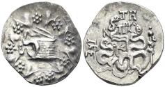 Ancient Coins - Mysia, Pergamon. Circa 76-67 BC. AR Cistophoric Tetradrachm (12.30g, 27mm). SNG BN 1752
