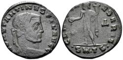 Ancient Coins - Constantine I 'the Great'. ‘Filius Augustorum’. 307-337 AD. AE Follis (6.44g, 25mm). Thessalonica mint. Struck 309 AD. RIC 32.b