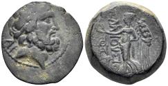 Ancient Coins - Kilikia, Elaiussa Sebaste (Island). Circa 1st century BC. AE 21mm (9.67g). Cf. SNG Levante 827