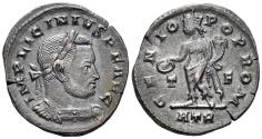 Ancient Coins - Licinius I. 308-324 AD. AE Follis (3.68g, 20mm). Treveri mint. Struck 313-5 AD. RIC 58