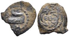 Ancient Coins - Judaea, Herodians. Herod Archelaus. 4 BC-6 AD. AE Lepton (1.72g, 17mm). RPC I 4916
