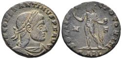 Ancient Coins - Constantine I 'the Great'. 307-337 AD. AE Follis (3.38g, 18.5mm). Arelate mint. Struck 316 AD. RIC 93
