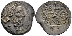 Ancient Coins - Seleukid Kingdom. Demetrios II, 1st reign. 146-138 BC. AE 25mm (11.66g). Antioch mint. SC 1912.1