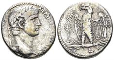 Ancient Coins - Seleucis and Pieria. Antioch. Nero. 54-68 AD. AR Tetradrachm (14.34g, 26mm). Dated RY 6 and CY 108 (59/60 AD). RPC I 4180