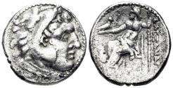Ancient Coins - Celtic Eastern Europe. Imitations of Alexander III of Macedon. 3rd century BC. AR Drachm (3.77g, 18mm). cf. Price 1801
