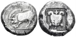 Ancient Coins - Lykia. Dynasts. Uncertain Dynast. Circa 490-430 BC. AR Stater (9.21g, 19mm). Müseler II, 32