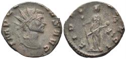 Ancient Coins - Claudius II Gothicus. 268-270 AD. AE Antoninianus (3.99g, 19mm). Rome mint. Struck 269 AD. RIC 36