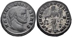 Ancient Coins - Galerius, as Caesar. 293-305 AD. AE Follis (10.03g, 28mm). Rome mint. Struck 302/3 AD. RIC 106b