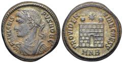 Ancient Coins - Crispus, Caesar. 317-326 AD. AE Follis (2.74g, 19mm). Nicomedia mint. Struck 325-6 AD. RIC 122