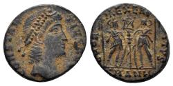 Ancient Coins - Constantius II. 337-361 AD. AE Follis (g, mm). Antioch mint. Struck 337-41 AD. LRBC 1385