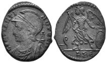 Ancient Coins - City Commemorative. 330-354 AD. AE Follis (2.35g, 17.5mm). Rome mint. Struck 330/1 AD. RIC 339