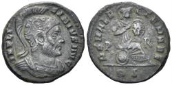 Ancient Coins - Licinius I. 308-324 AD. AE Follis (3.27g, 19mm). Rome mint. Struck 318/9 AD. RIC 151