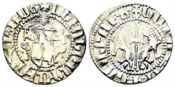 World Coins - Kingdom of Cilician Armenia. Levon I. 1199-1219. AR Tram (2.92g, 21mm). Sis mint. AC 286