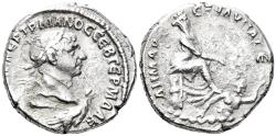 Ancient Coins - Seleucis and Pieria, Antioch. Trajan. 98-117 AD. AR Tetradrachm (13.03g, 25mm). Struck RY 15 (110/1 AD). RPC III 3540