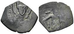 Ancient Coins - Michael VIII Palaeologus. 1261-1282. AE Trachy (1.28g, 21mm). Constantinople mint. SB 2285