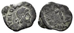 Ancient Coins - Theodosius I. 379-395 AD. AE4 (0.97 gm, 12.5mm). Heraclea mint. Struck 388-392 AD. RIC 26b.2