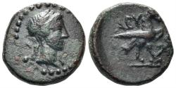 Ancient Coins - Troas, Abydos. 4th-3rd centuries BC. AE 14mm (2.24g). SNG Copenhagen 41