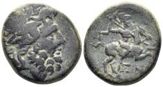 Ancient Coins - Pisidia, Isinda. 1st century BC. AE mm (g). Dated Era of Amyntas (?) Year 3 (23/2 BC). RPC 3512c