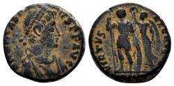 Ancient Coins - Arcadius. 383-408 AD. AE3 (3.44g, 15.5mm). Antioch mint. Struck 395-401 AD. RIC 70