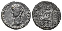 Ancient Coins - Phrygia, Amorion. Nero. 54-68 AD. AE 16.5mm (3.26 gm). Marcus Lautius & Titus Lautius, magistrates. RPC I 5457.6 (this coin)
