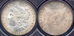 Us Coins - 1897-S MORGAN DOLLAR  PCGS MS64  .....  PRETTY COIN
