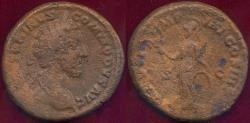Ancient Coins - COMMODUS  182 AD  AE AS... MINERVA