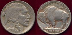 Us Coins - 1915 BUFFALO NICKEL   XF ....  SHARP HORN TIP