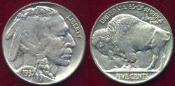 Us Coins - 1937 BUFFALO NICKEL MS64