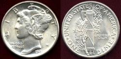 Us Coins - 1941 MERCURY DIME MS65 FB