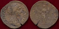 Ancient Coins - CRISPINA wife of Commodus  180-182 AD  SESTERTIUS
