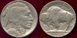 Us Coins - 1925-S BUFFALO NICKEL VF25 ... VERY SHARP DATE