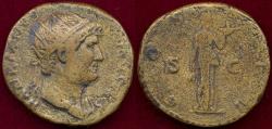 Ancient Coins - HADDRIAN 117-138 AD  BRASS DUPNDIUS