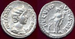Ancient Coins - JULIA MAMAEA  232AD  Denarius .. Fecunditas