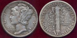 Us Coins - 1926-S MERCURY DIME  ( 10c )  XF45   VERY SHARP