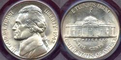 Us Coins - 1942-P TYPE 2  JEFFERSON NICKEL PCGS MS67  ... WOW!