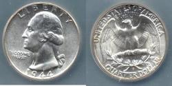 Us Coins - 1944-D WASHINGTON QUARTER IGC MS67.... GEM