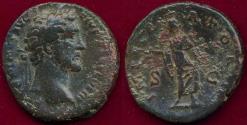 Ancient Coins - ANTONINUS PIUS 138-161 AD  AS ... VICTORY Standing