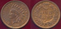 Us Coins - 1872 INDIAN CENT MS63RB