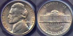 Us Coins - 1946-D JEFFERSON NICKEL PCGS MS65