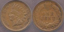 Us Coins - 1909-S INDIAN CENT FINE