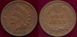 Us Coins - 1888 INDIAN CENT  XF45