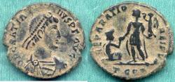 Ancient Coins - GRATIAN 367-383 AD  AE FOLLIS