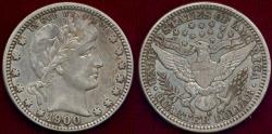 Us Coins - 1900-O BARBER QUARTER XF45