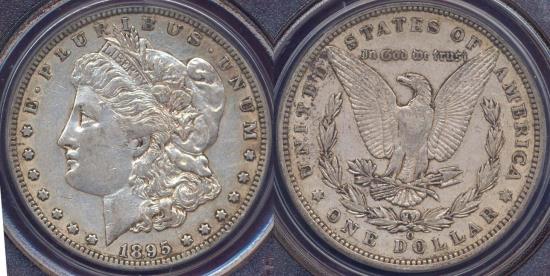 US Coins - 1895-O MORGAN DOLLAR PCGS XF45..... GREAT EYE APPEAL!
