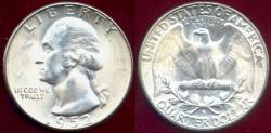 Us Coins - 1952-S WASHINGTON QUARTER  MS64 .... FROSTY WHITE LUSTER