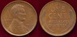 Us Coins - 1917-S LINCOLN CENT AU55